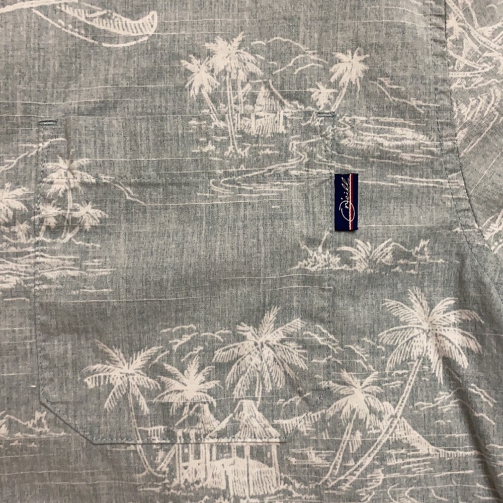 Jack O’Neill paisley shirt sleeve button down - Picture 4 of 10